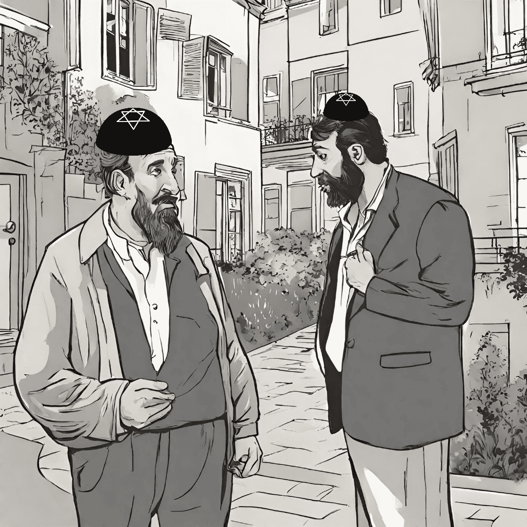 שכן מדבר עם חברו